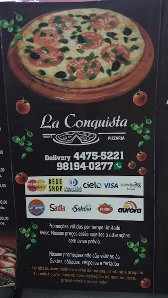 Foto 3 La Conquista Pizzaria