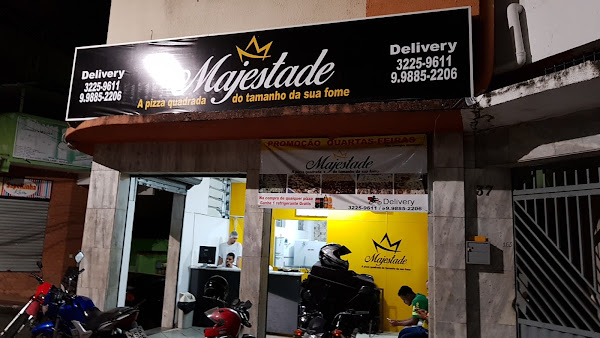 Pizza Quadrada Majestade