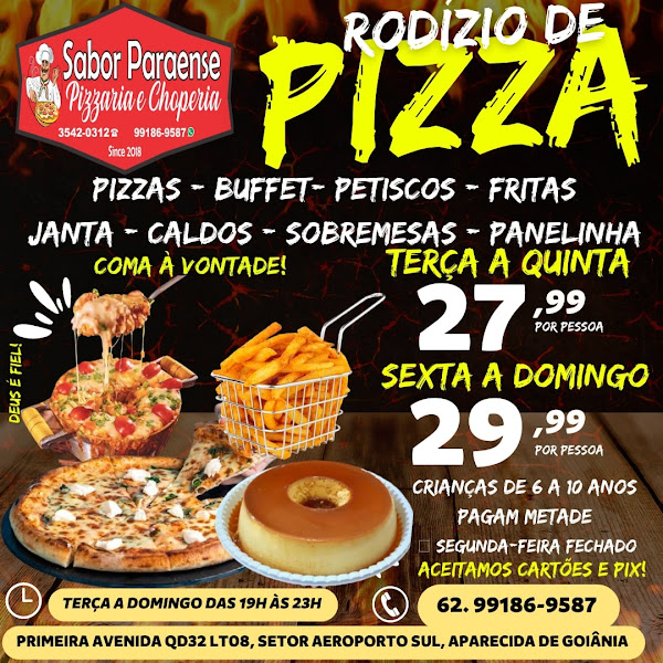 Foto 2 Pizzaria e Choperia Sabor Paraense ( Rodízio de pizzas) Foto 2 Pizzaria e Choperia Sabor Paraense ( Rodízio de pizzas)
