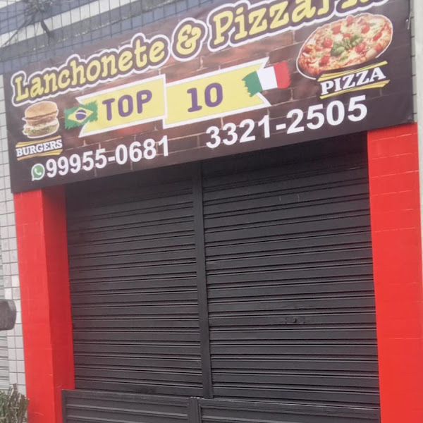 Lanchonete e pizzaria top 10