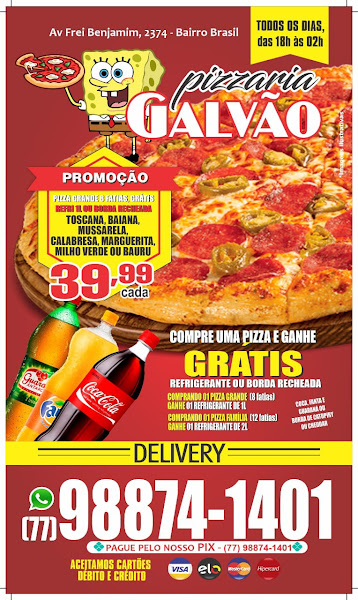 Foto 1 Galvão lanches e pizzas