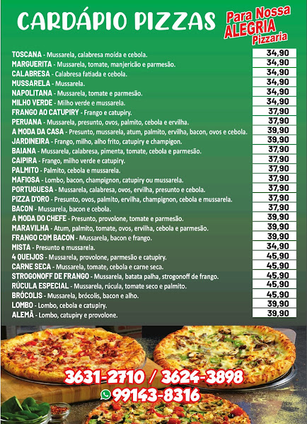 Foto 1 Para Nossa Alegria Pizzaria