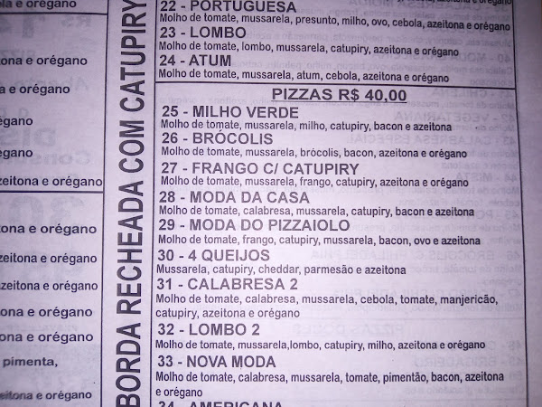 Pizzaria Rodrigues.
