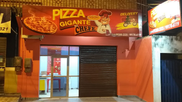 Pizzaria gigante do chefe