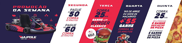 Na Pole Position Kart Pizzaria