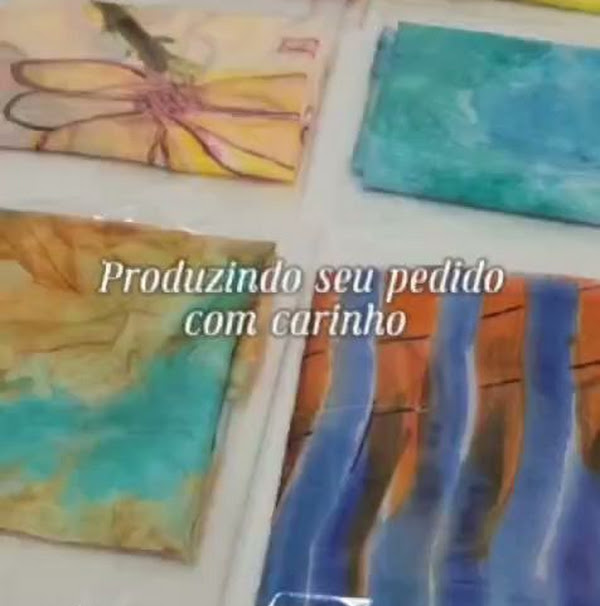 Pintura em seda - Sirley