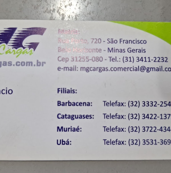 MG Cargas S/A (Filial Muriae)