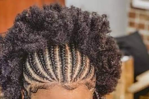 Afro hair nail desing Suelen isabella