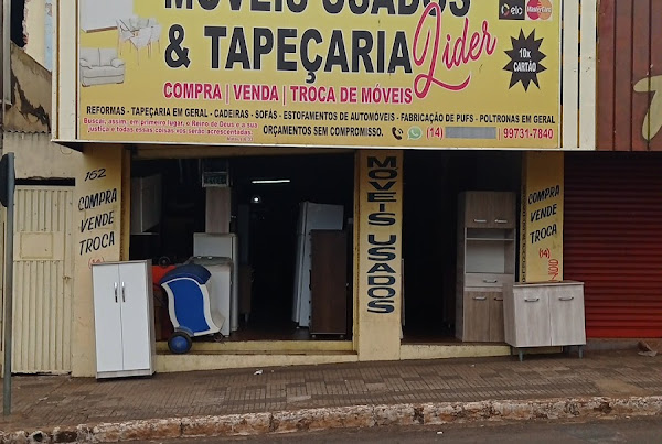 Móveis novos e usados Líder.