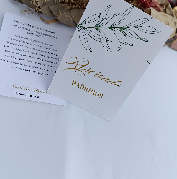 Nós dois papelaria de casamento