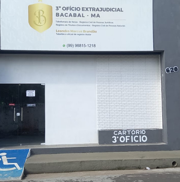 CARTÓRIO- 3º OFÍCIO EXTRAJUDICIAL DE DE BACABAL-MA