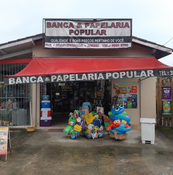 Banca e papelaria popular