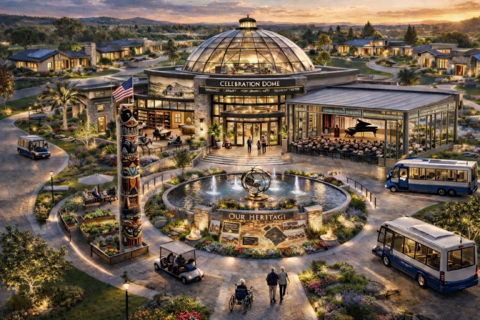 Celebration Dome at My Relaxing Life Community