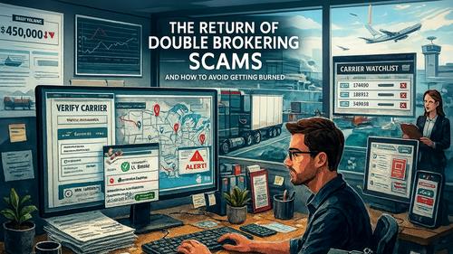 double brokering scam example in freight industry