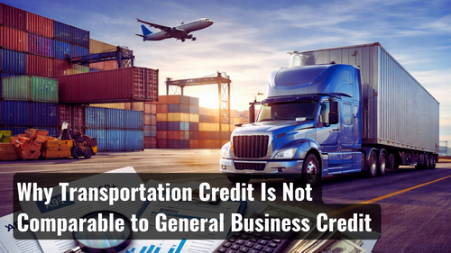 Transportation credit vs general business credit in freight operations