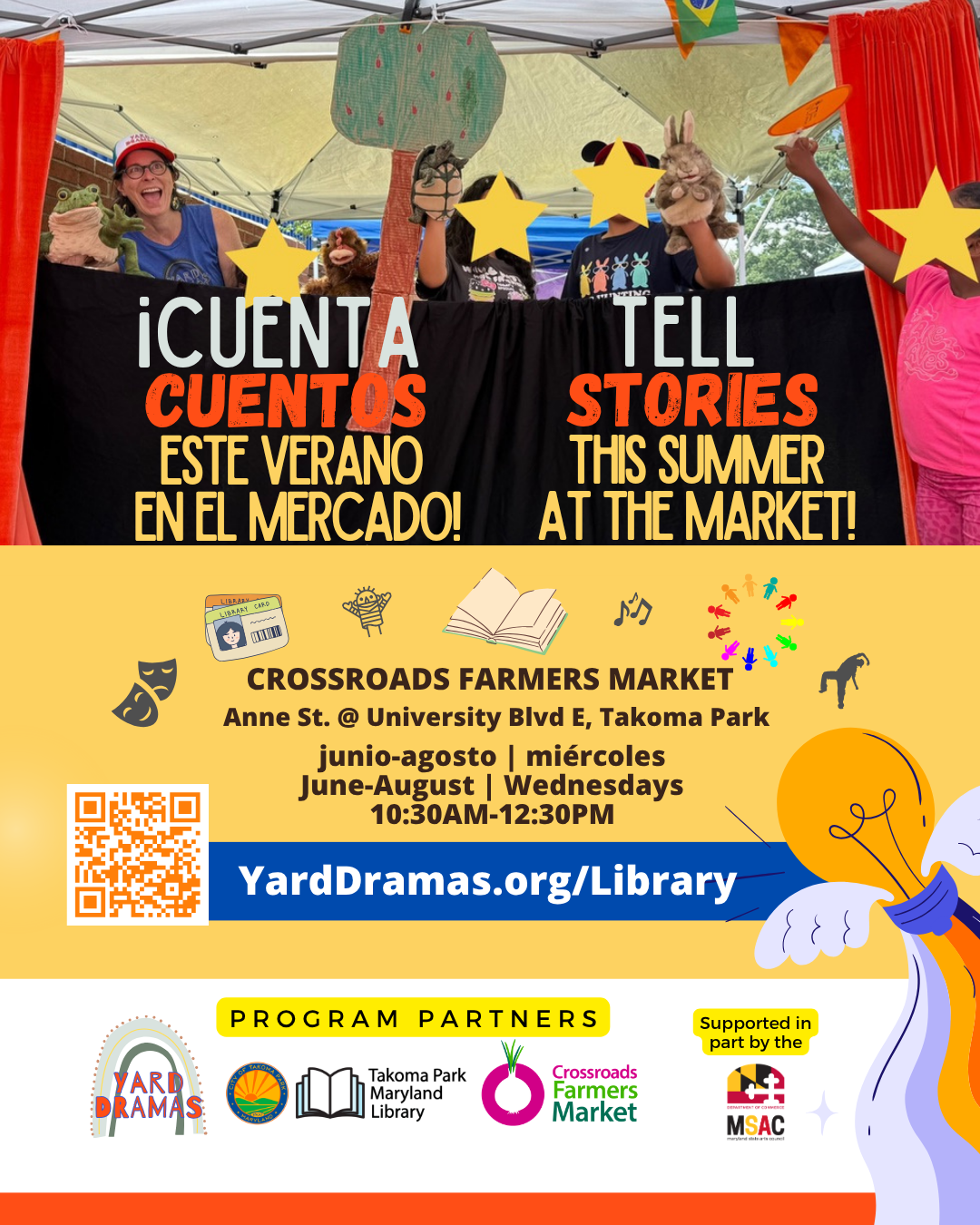 Tell Stories This Summer At the Market