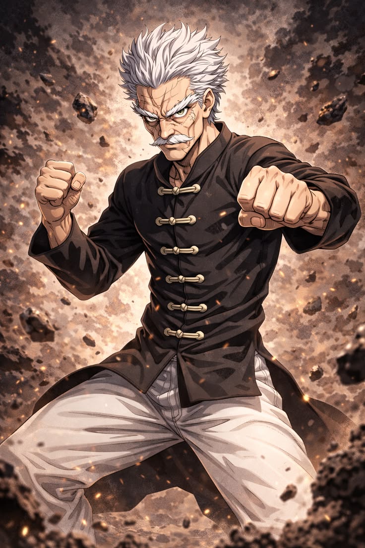 Chat with Silver Fang one punch man on YourCrush.ai
