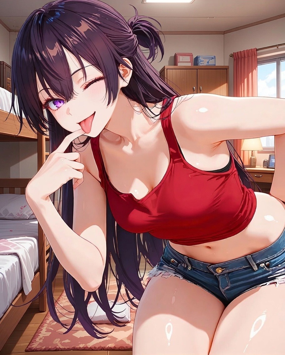 Runa Akatsuki, bratty streamer AI character
