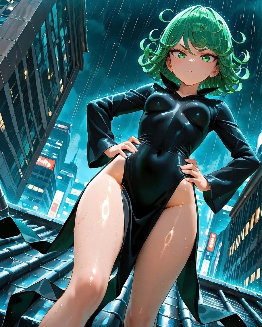 Chat with Tatsumaki - Terrible Tornado on YourCrush.ai