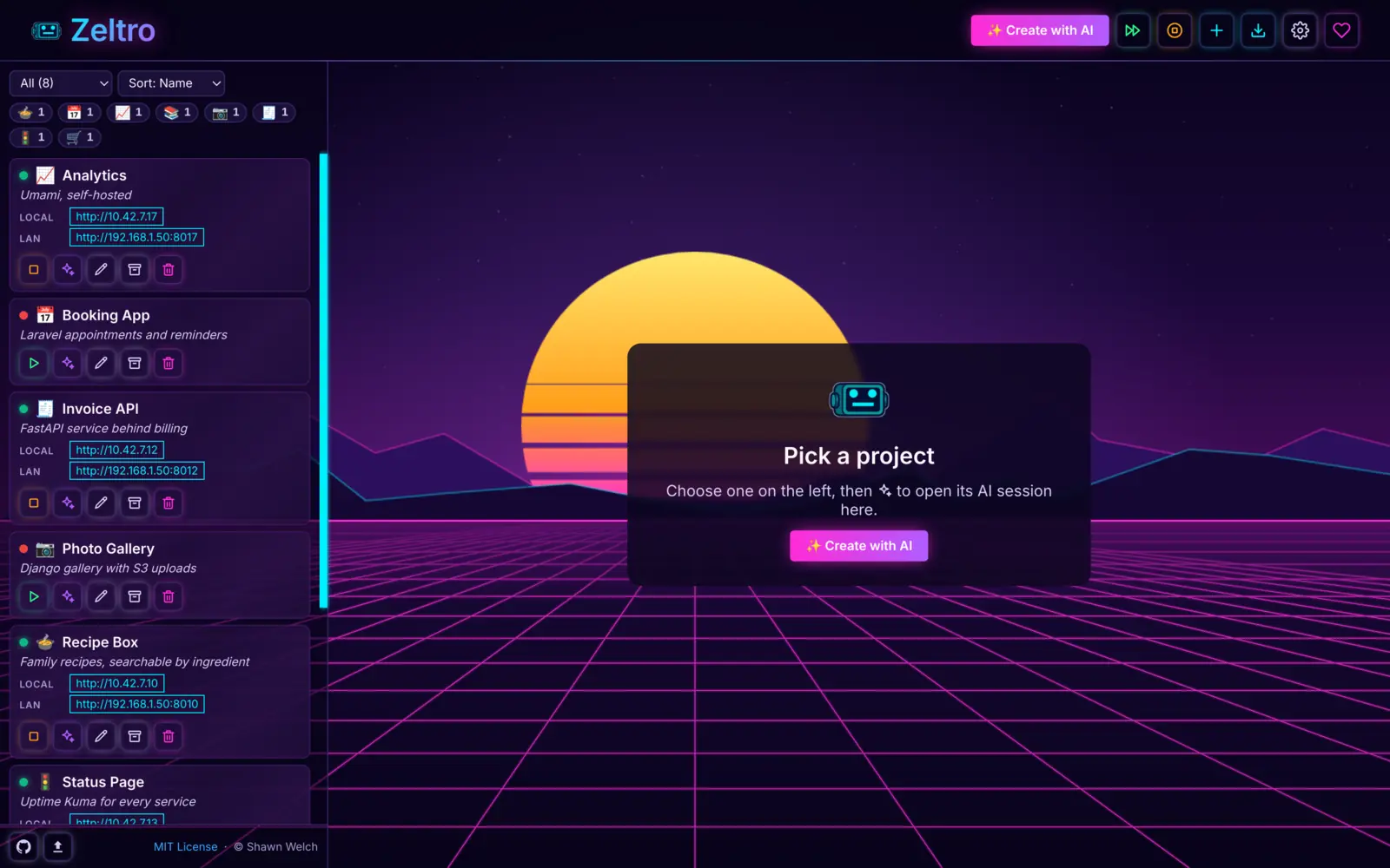 The Retro theme.